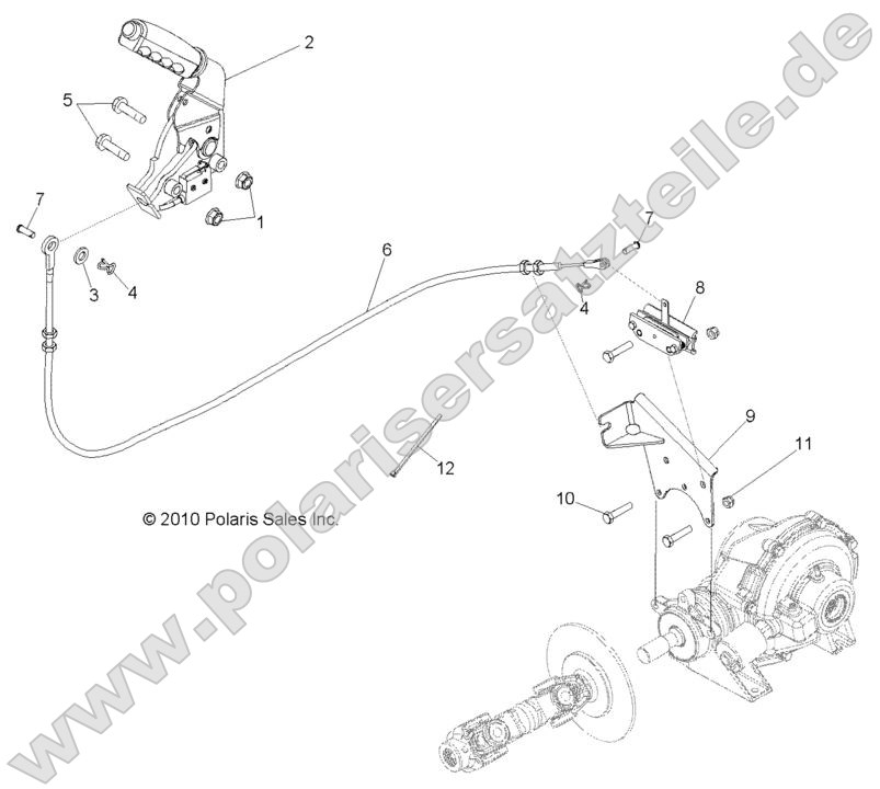 Brakes, Park Brake Asm.
