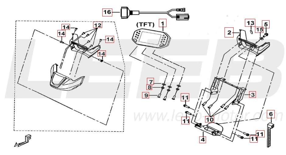 Tachometer TFT Tachometer TFT
