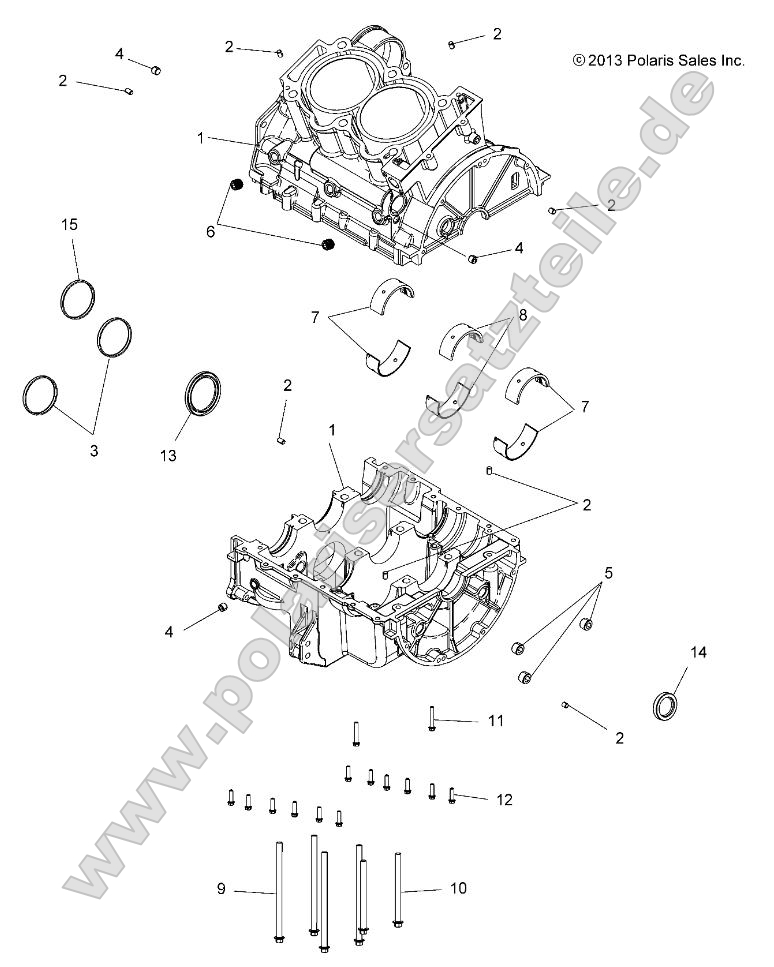 Engine, Crankcase Engine, Crankcase