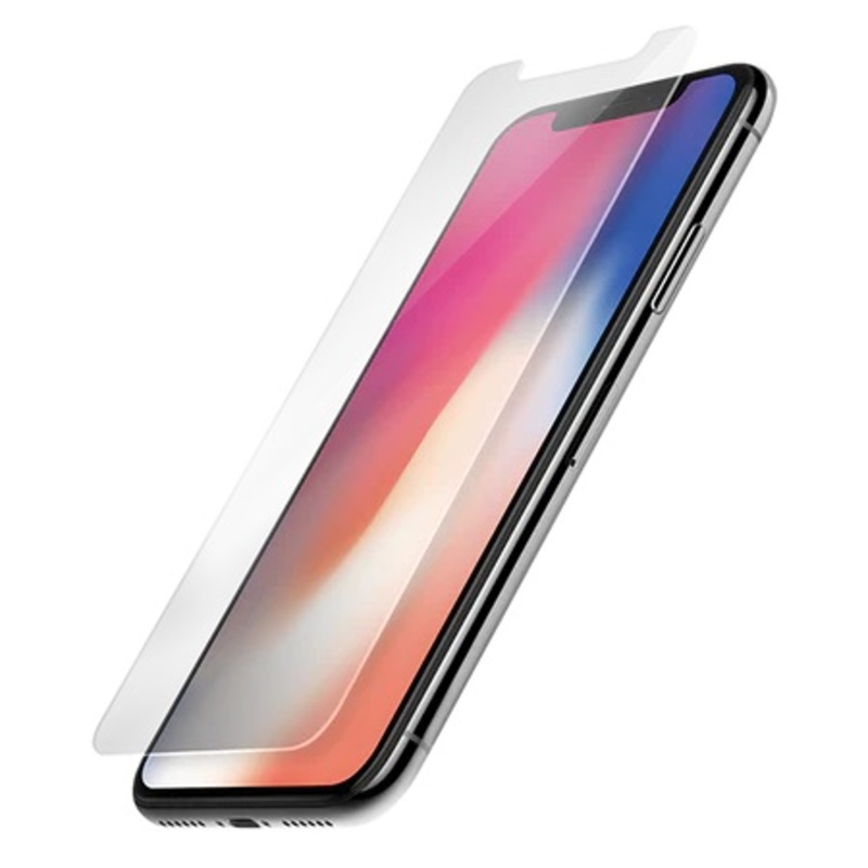 Quad Lock Displayschutzfolie aus gehärtetem Glas für iPhone 11 Pro/X/XS