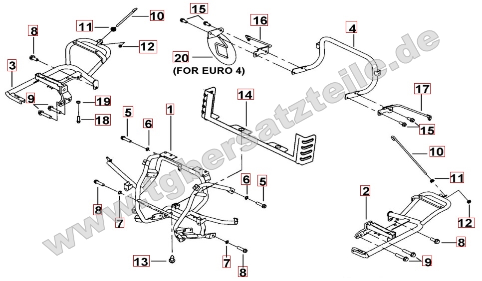 Halterung Stoßstange