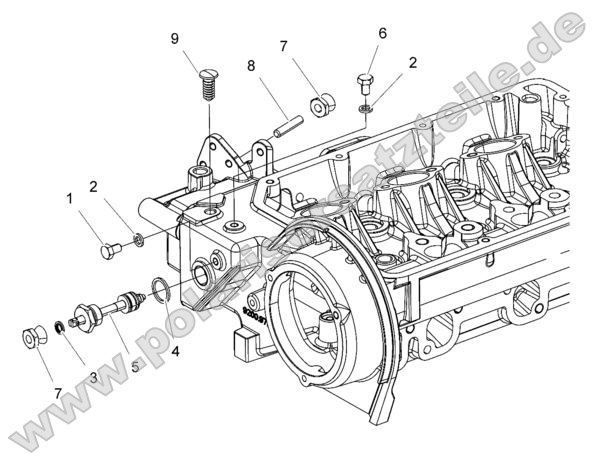 Engine, Accelerator Control (without Lever) Engine, Accelerator Control (without Lever)