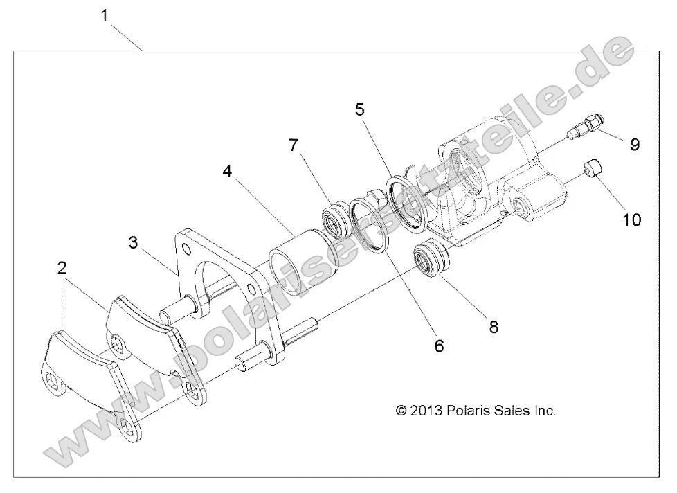 Brakes, Caliper, Rear Brakes, Caliper, Rear