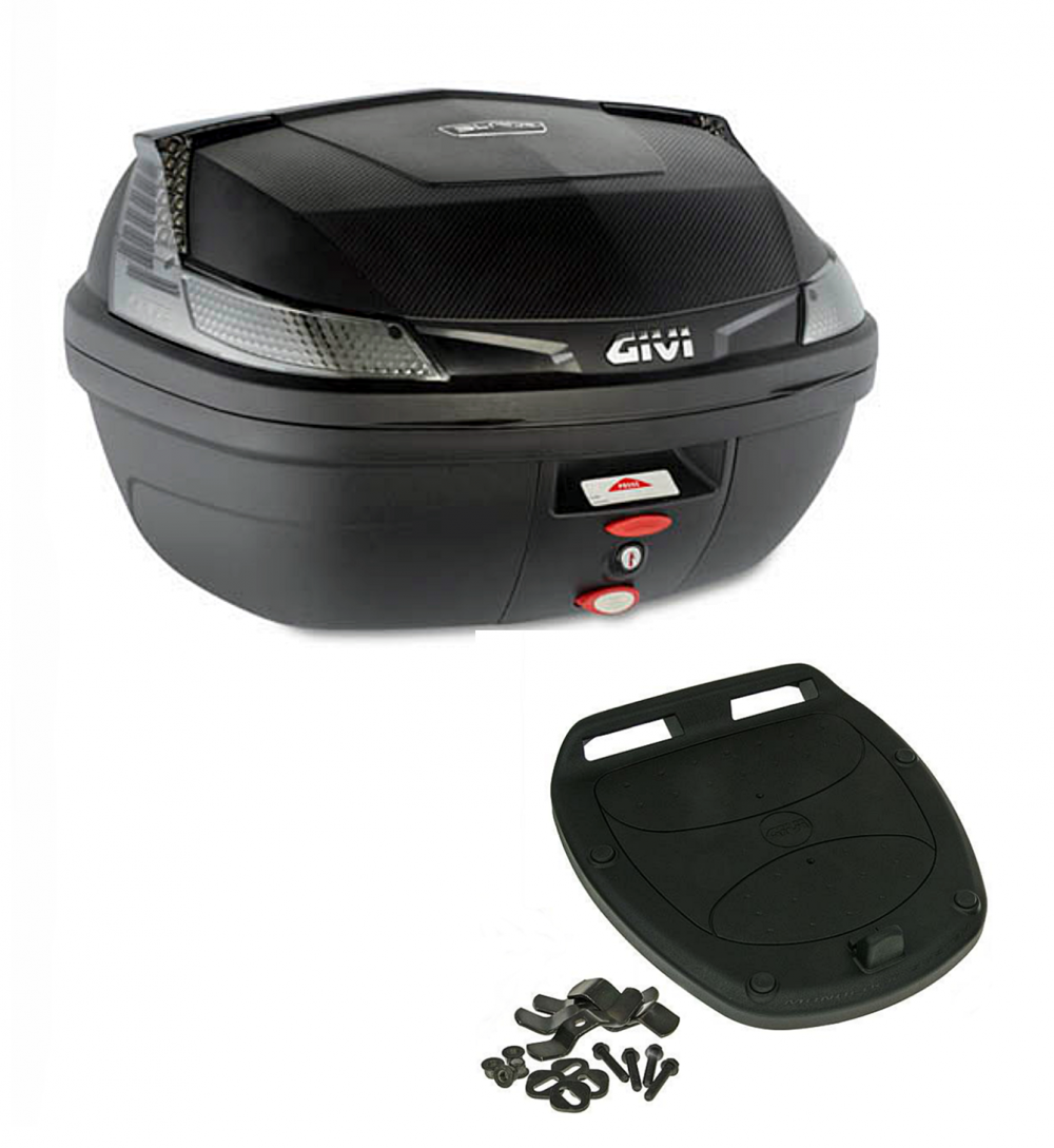 Givi Monolock Topcase B47 NT Blade Tech - 47 Liter - schwarz inkl. Montagekit