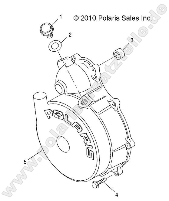 ENGINE, FLYWHEEL COVER