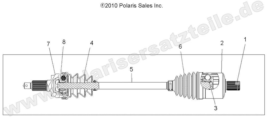 DRIVE TRAIN, DRIVE SHAFT, FRONT