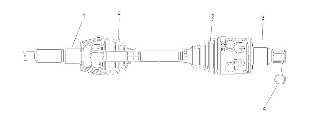 DRIVE TRAIN, REAR DRIVE SHAFT