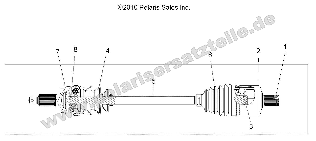 Drive Train, Drive Shaft, Front Drive Train, Drive Shaft, Front
