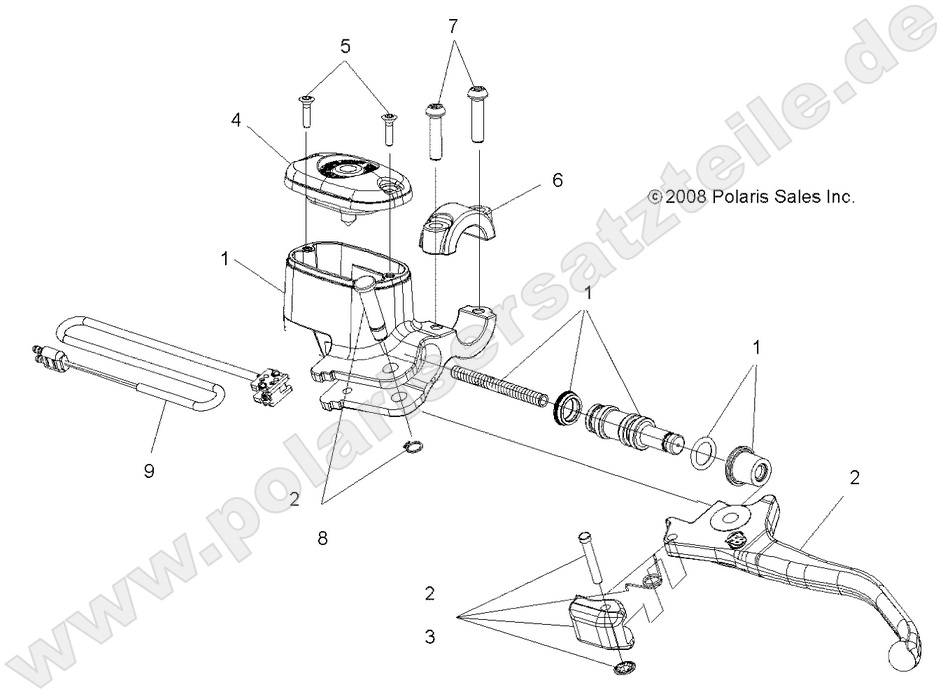 BRAKES, FRONT BRAKE LEVER and MASTER CYLINDER BRAKES, FRONT BRAKE LEVER and MASTER CYLINDER