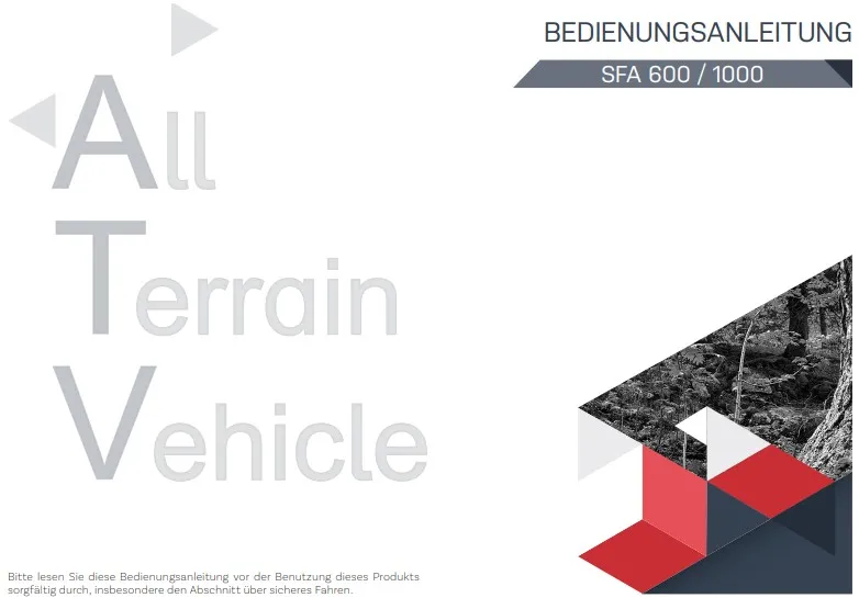 QJ Motor Benutzerhandbuch SFA 600 / SFA 1000 2025-