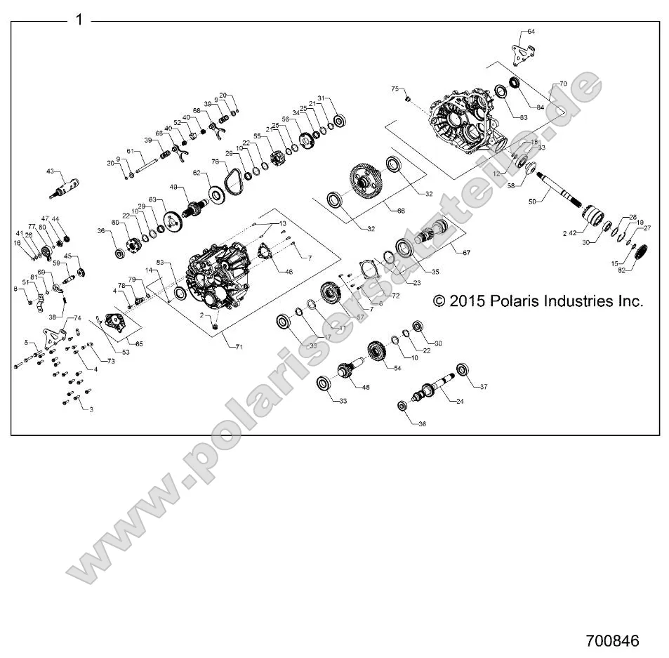 Drive Train, Main Gearcase Internals Drive Train, Main Gearcase Internals