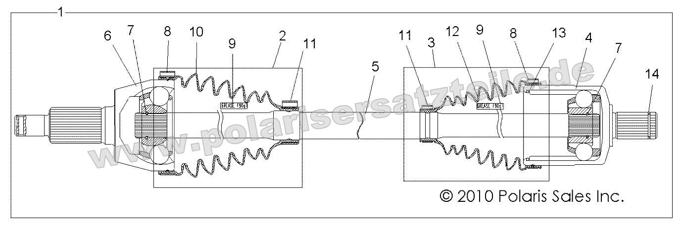 Drive Train, Front Drive Shaft