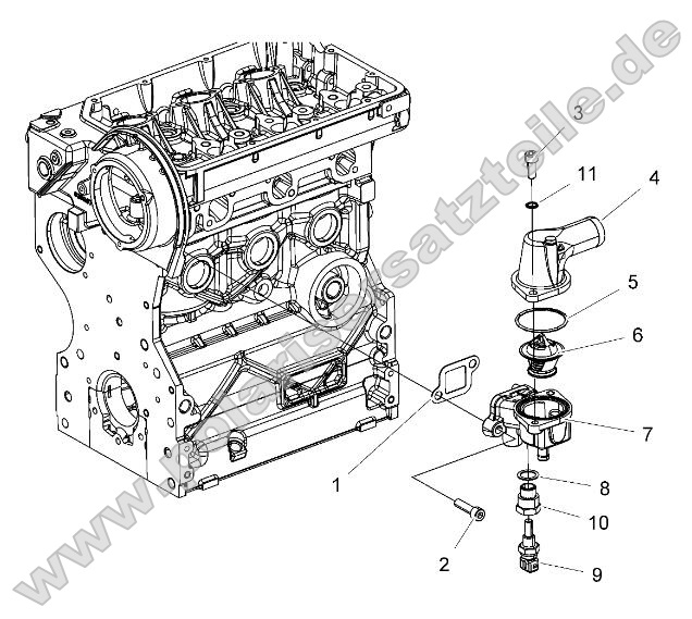 Engine, Thermostat Asm. Engine, Thermostat Asm.