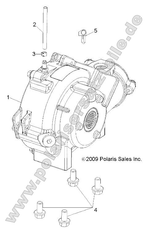 Drive Train, Front Gearcase Mounting