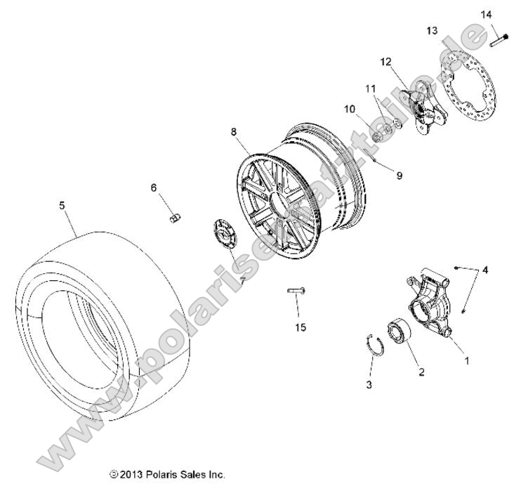 Wheels, Rear and Hub (A17SVS95CM) Wheels, Rear and Hub (A17SVS95CM)