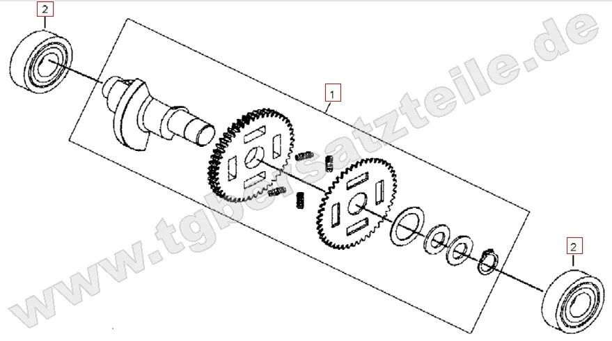 Gegengewichtsachse Gegengewichtsachse