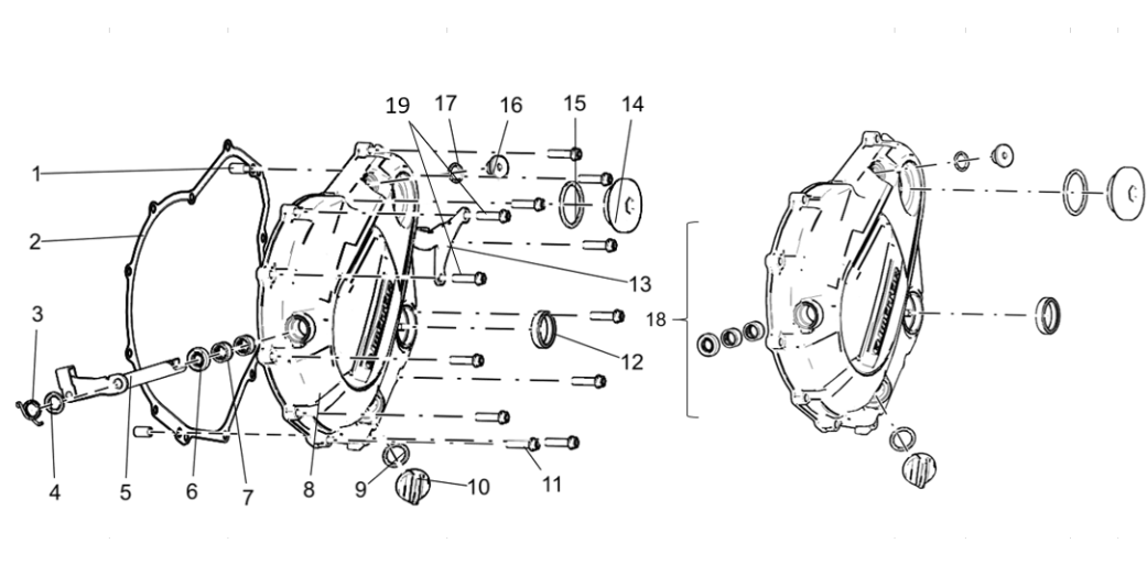 Seitendeckel rechts Seitendeckel rechts