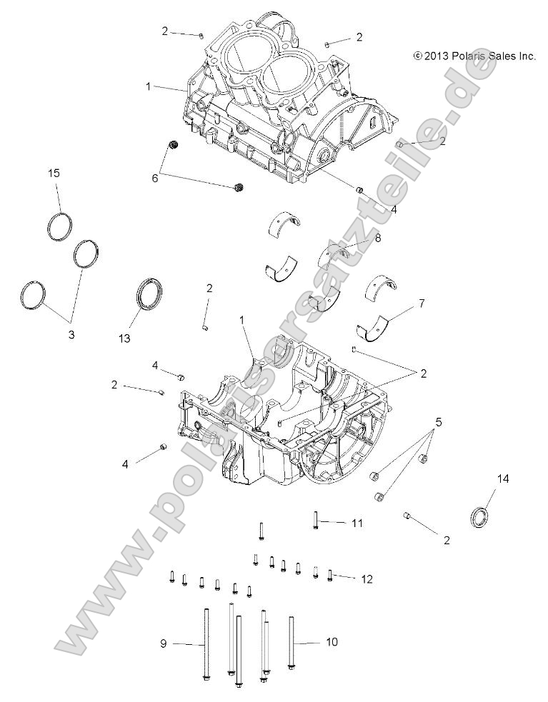 Engine, Crankcase Engine, Crankcase
