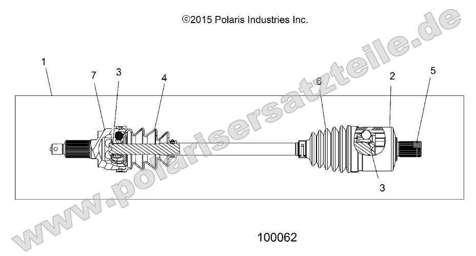 Drive Train, Drive Shaft, Front Drive Train, Drive Shaft, Front
