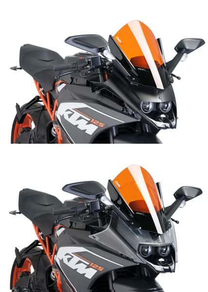 PUIG Z-RACINGSCHEIBE NG NG KTM RC125/RC390 14'-18'C/ORA - 7004T