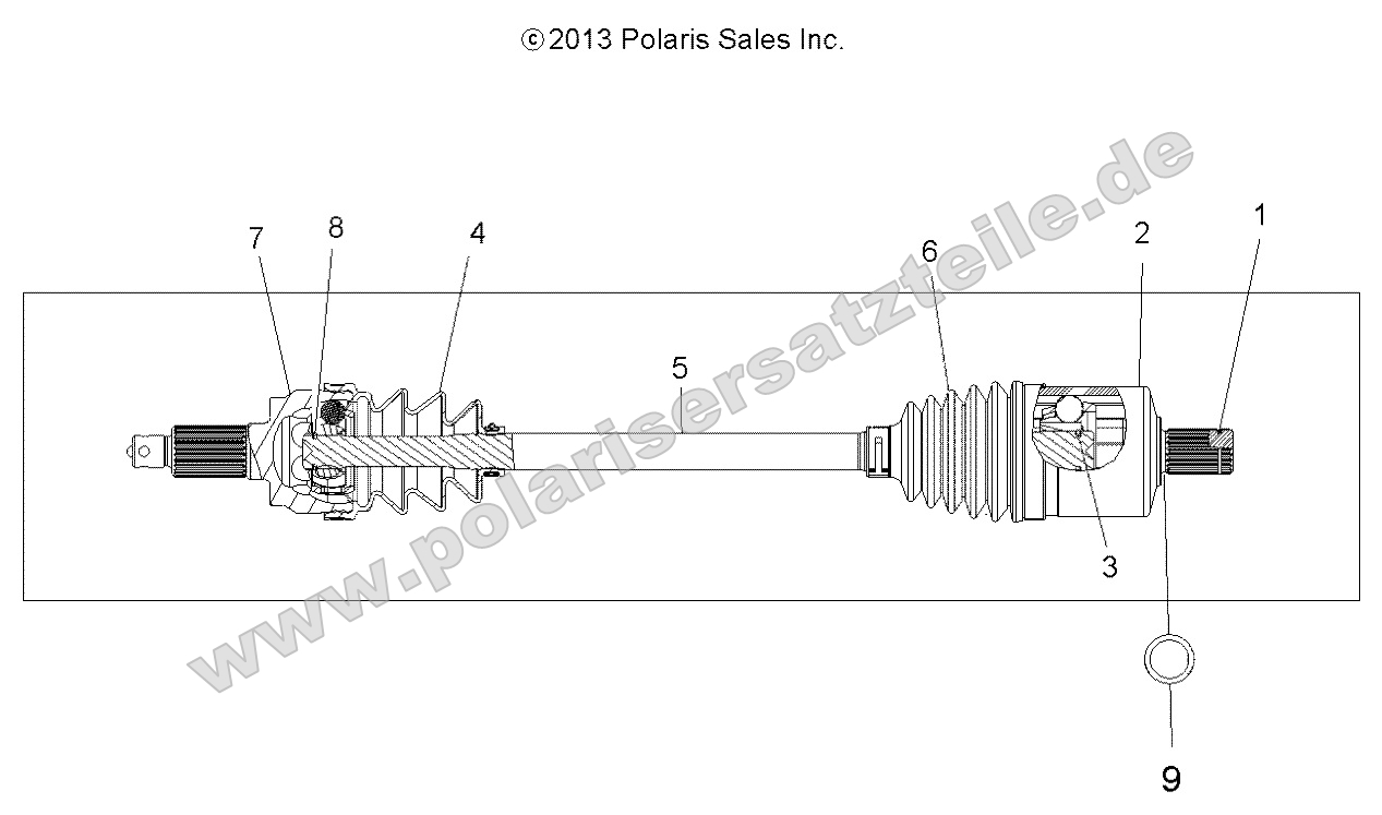 Drive Train, Drive Shaft, Front Drive Train, Drive Shaft, Front