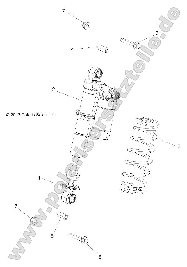 Suspension, Shock, Front, Mounting Suspension, Shock, Front, Mounting