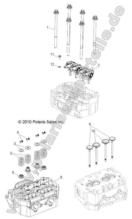 Engine, Cylinder Head and Valves