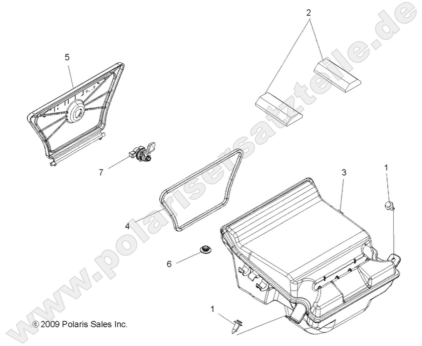 BODY, REAR STORAGE BOX BODY, REAR STORAGE BOX