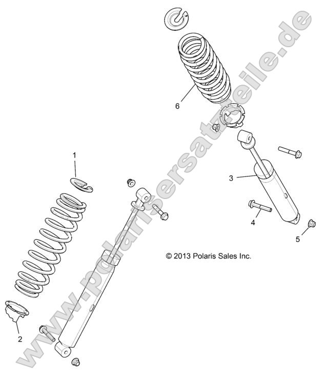 Suspension, Rear Shock Suspension, Rear Shock