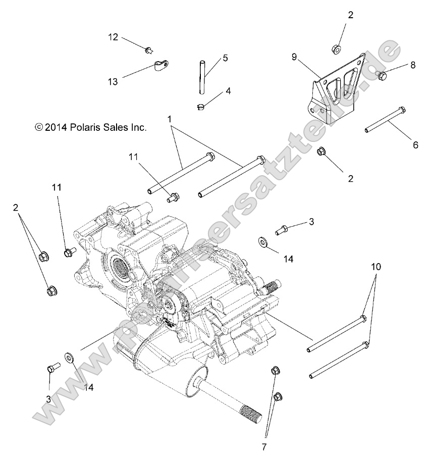 Drive Train, Main Gearcase Mounting
