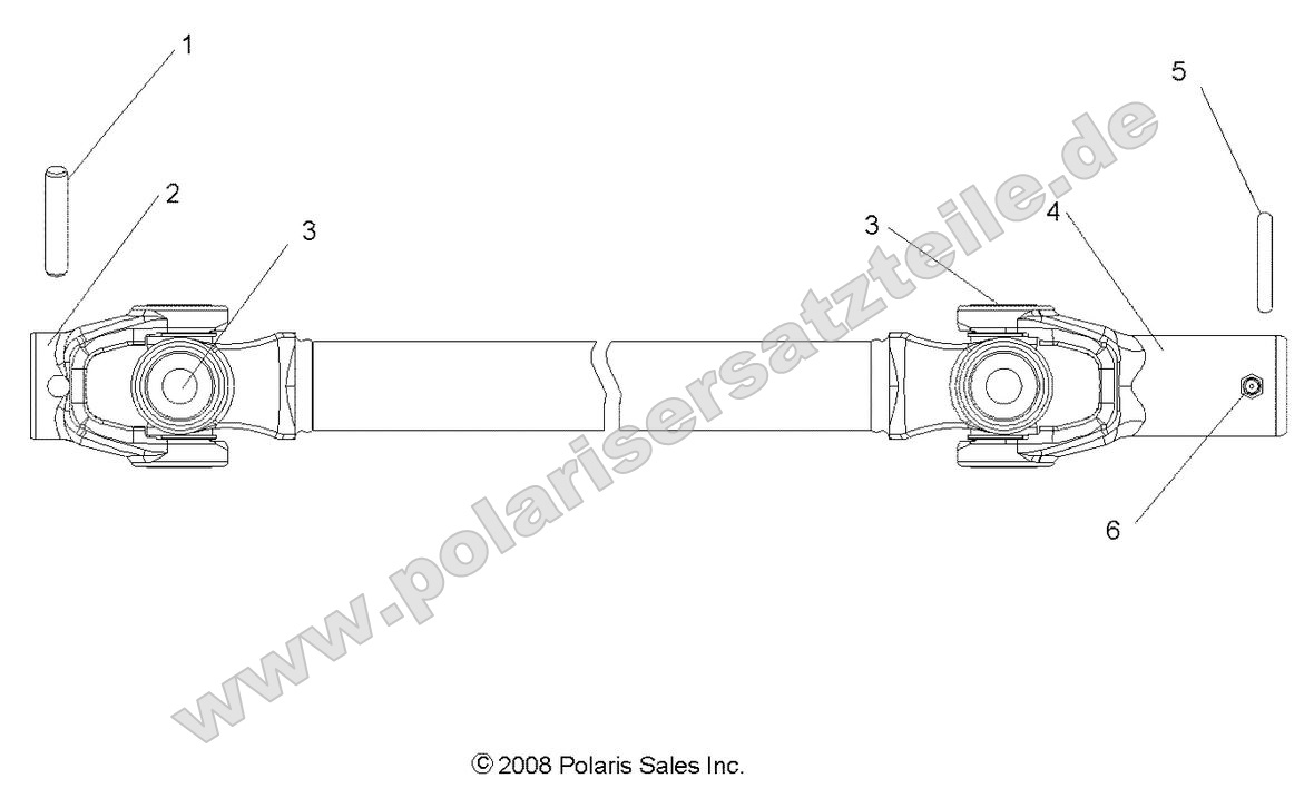 Drive Train, Front Prop Shaft