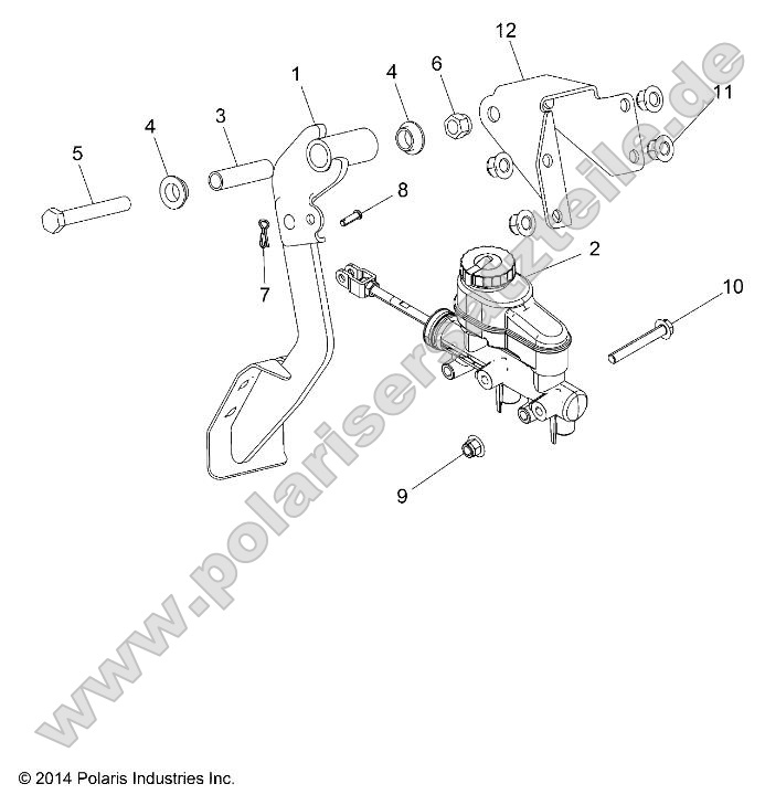 Brakes, Pedal and Master Cylinder