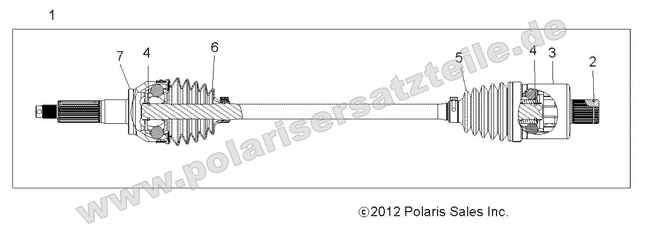 Drive Train, Rear Drive Shaft (49RGRSHAFTDRVRR13900XP) Drive Train, Rear Drive Shaft (49RGRSHAFTDRVRR13900XP)