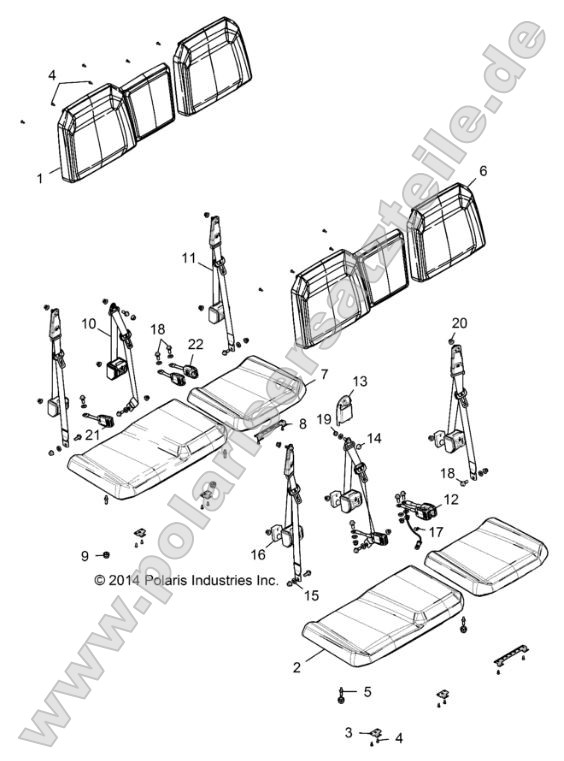 Body, Seat (49RGRSEAT15CREW2)