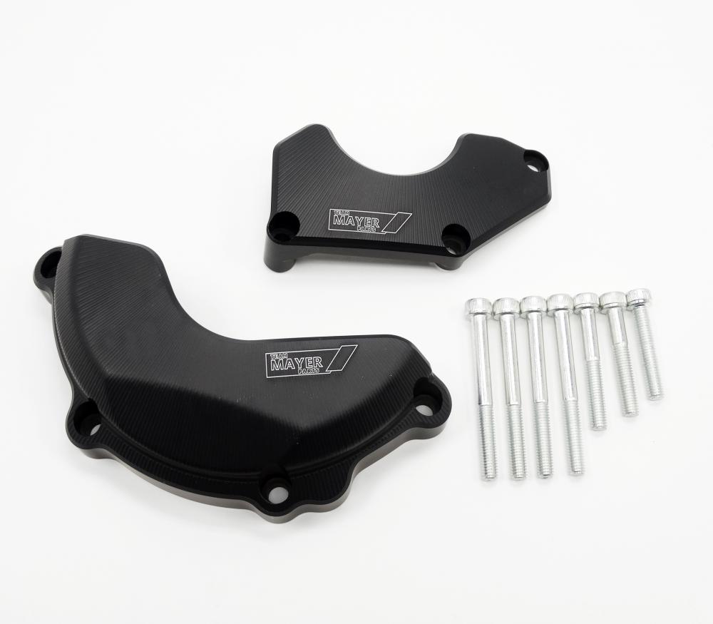 Racing CNC Motordeckelschutz Set schwarz Suzuki GSX-R 600 750 2008-18