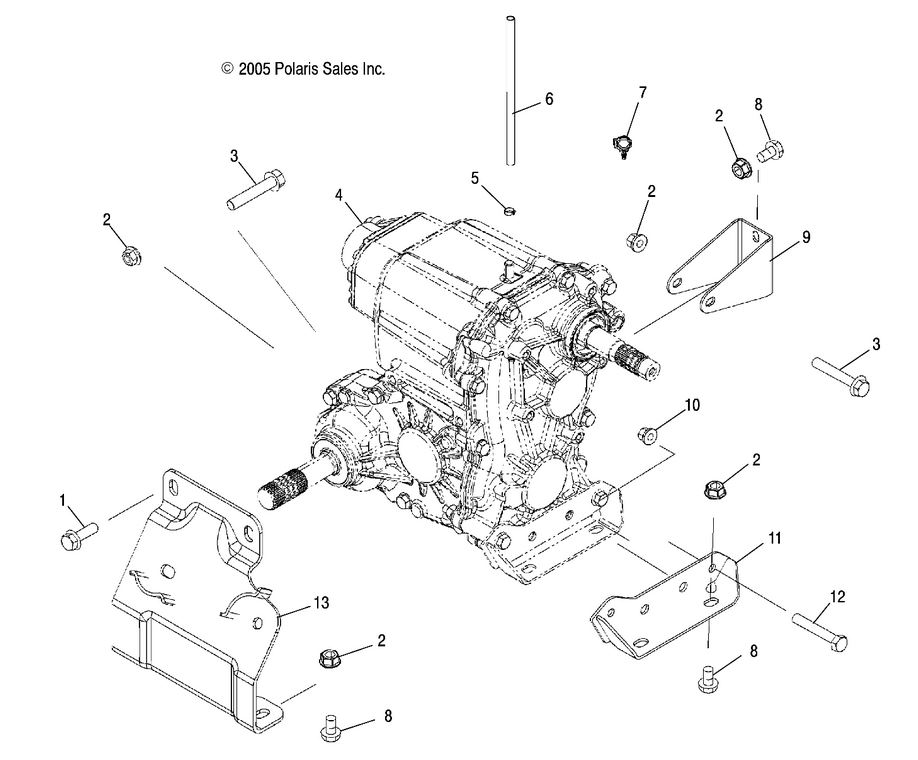TRANSMISSION, MOUNTING