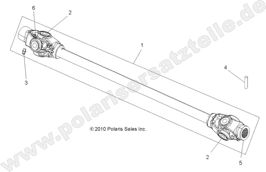 DRIVE TRAIN, PROP SHAFT, FRONT DRIVE TRAIN, PROP SHAFT, FRONT
