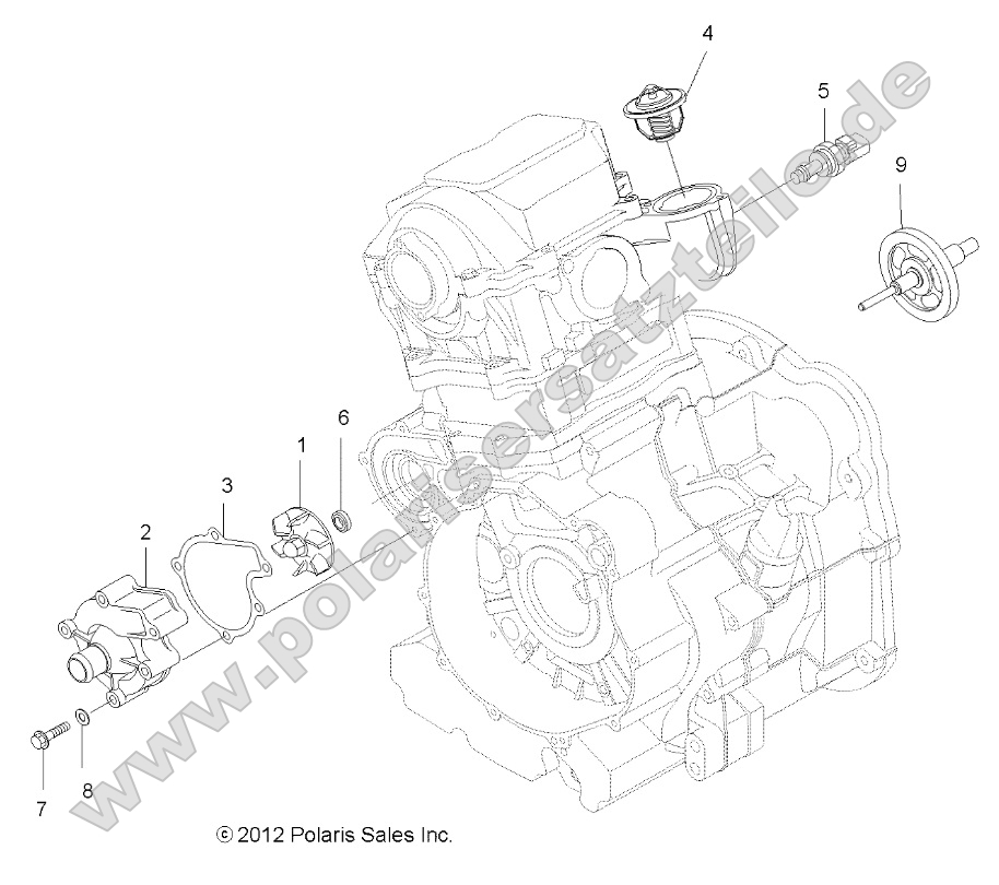 Engine, Cooling System and Water Pump Engine, Cooling System and Water Pump