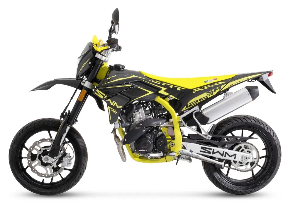SWM SM 125 R Motard gelb-schwarz 2025
