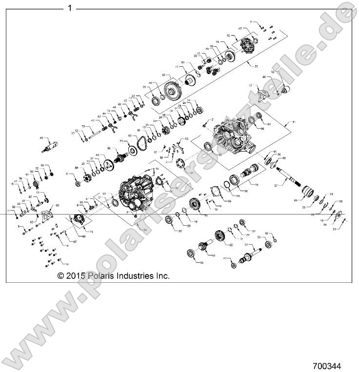 Drive Train, Main Gearcase Internals Drive Train, Main Gearcase Internals