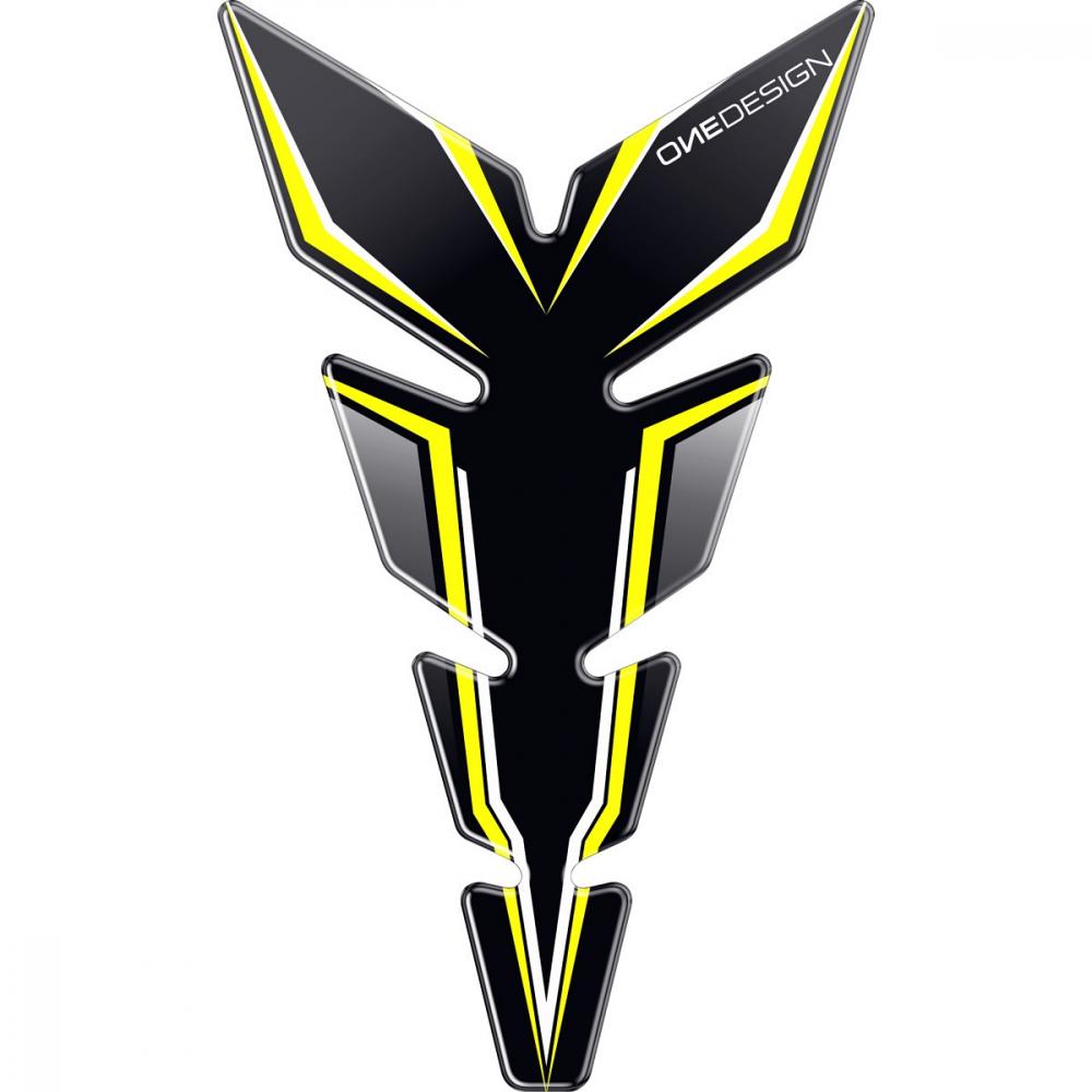 OneDesign_Tankpad_Moon_schwarz_gelb_Design___Universal_CGMOS114YP OneDesign Tankpad Moon Slim "schwarz-gelb" Design - Universal