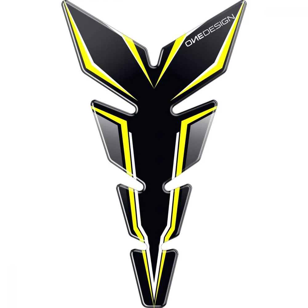 OneDesign Tankpad Moon Slim "schwarz-gelb" Design - Universal