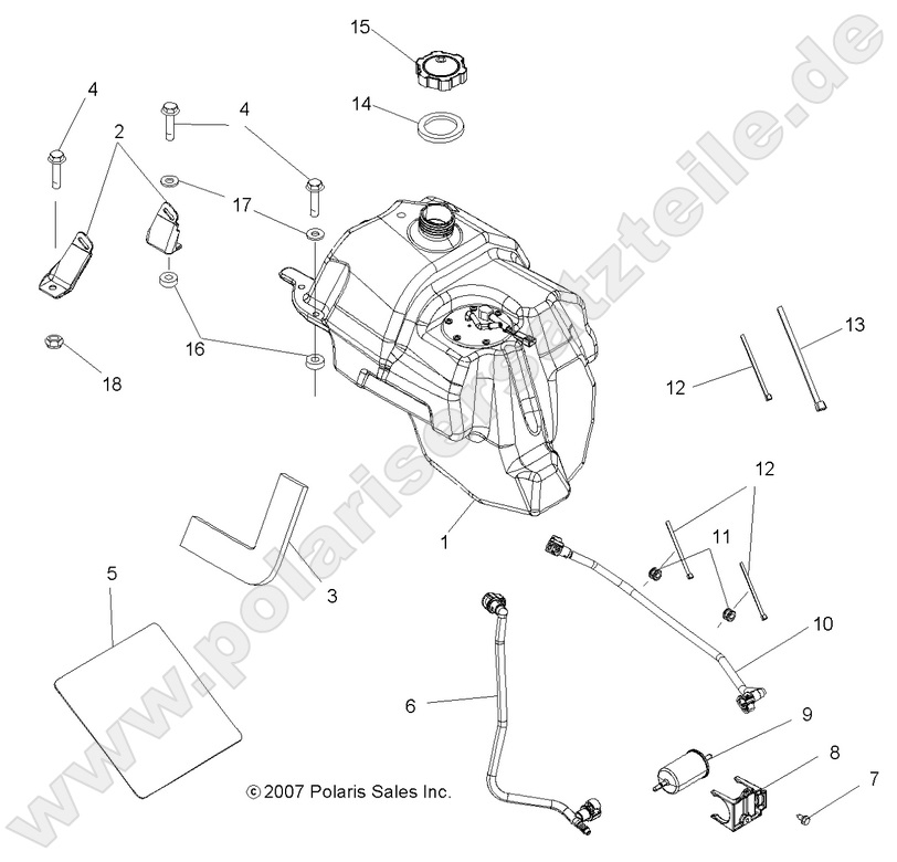 BODY, FUEL TANK ASM.