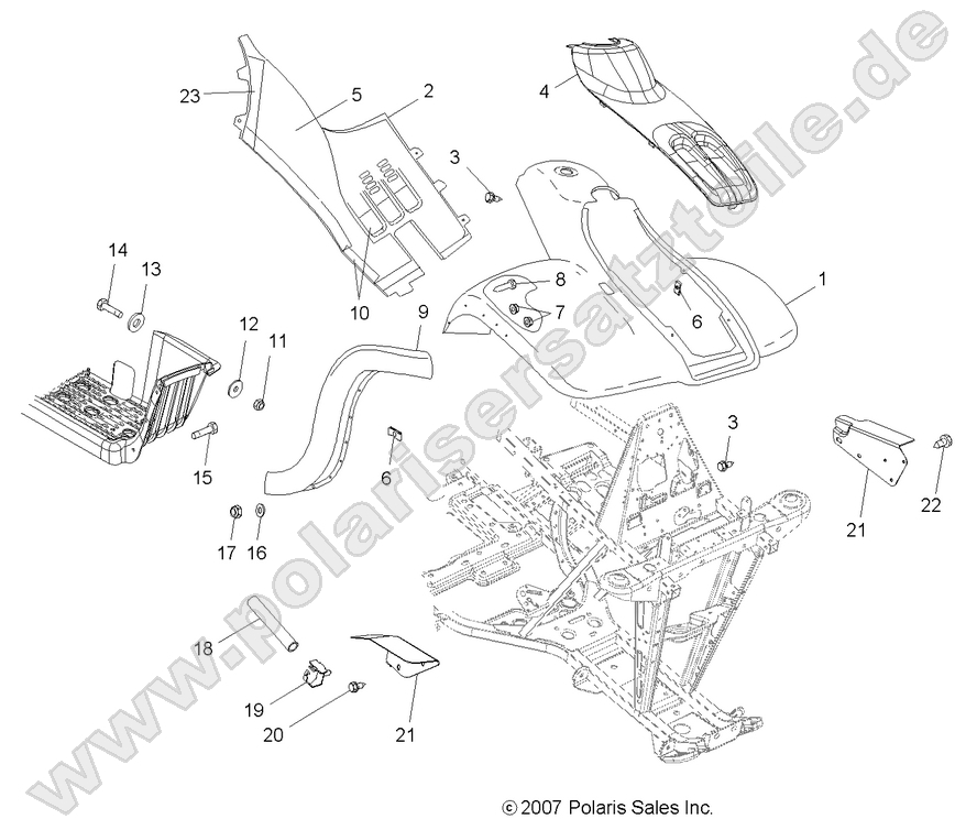 BODY, FRONT CAB BODY, FRONT CAB
