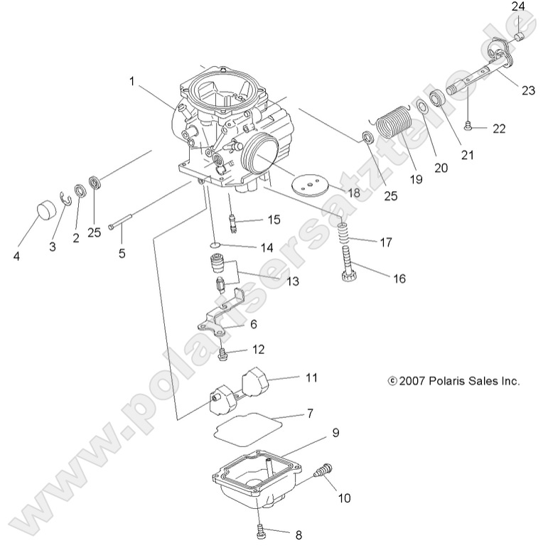 ENGINE, CARBURETOR LOWER ENGINE, CARBURETOR LOWER