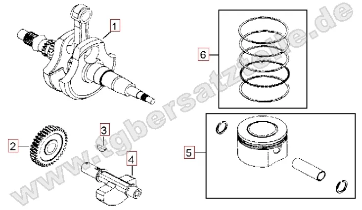 Kurbelwelle - Kolben Kurbelwelle - Kolben