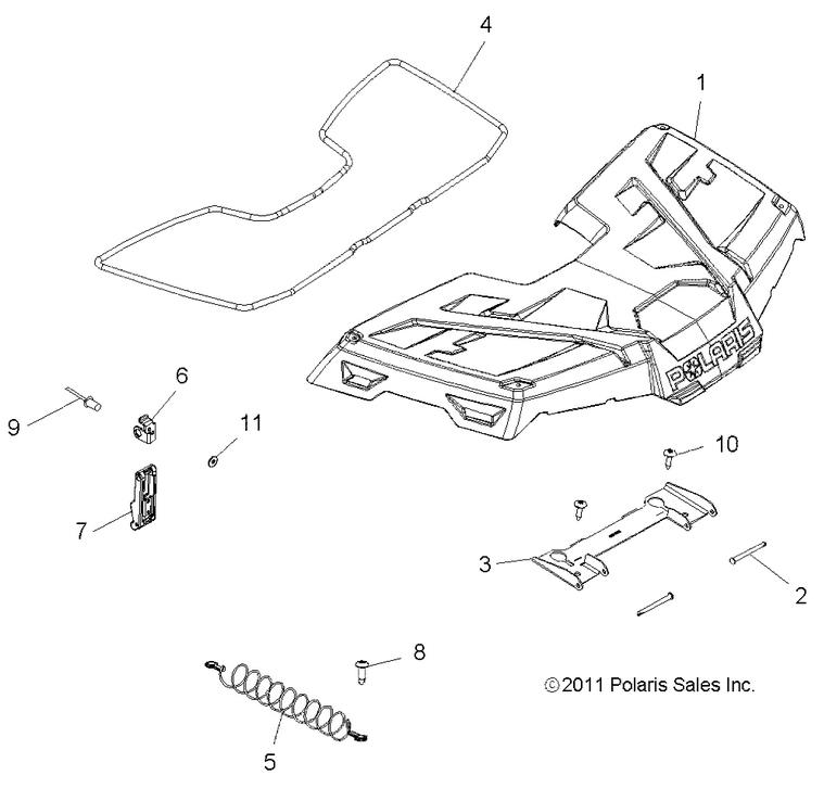 BODY, STORAGE, FRONT