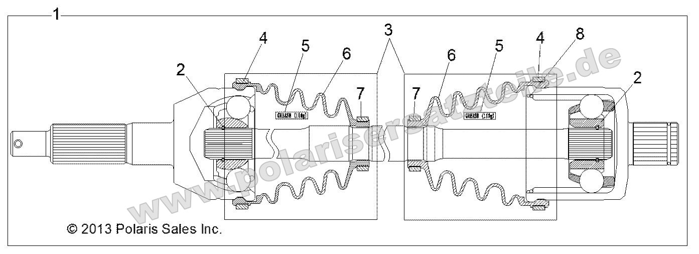 Drive Train, Rear Drive Shaft Drive Train, Rear Drive Shaft