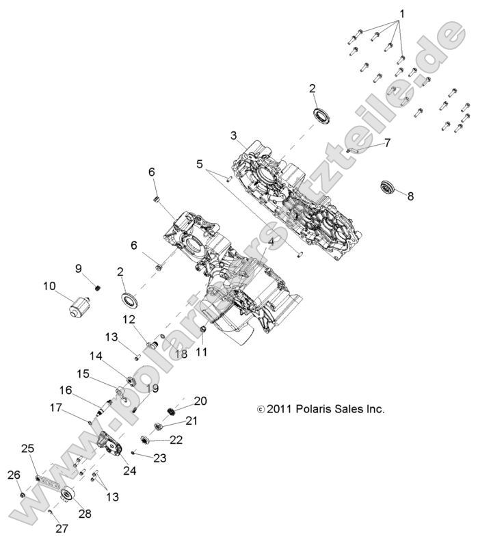 Drive Train, Main Gearcase
