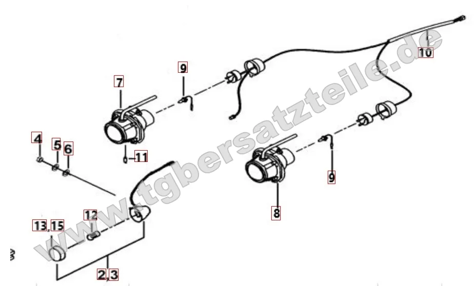 Scheinwerfer - Blinker vorne